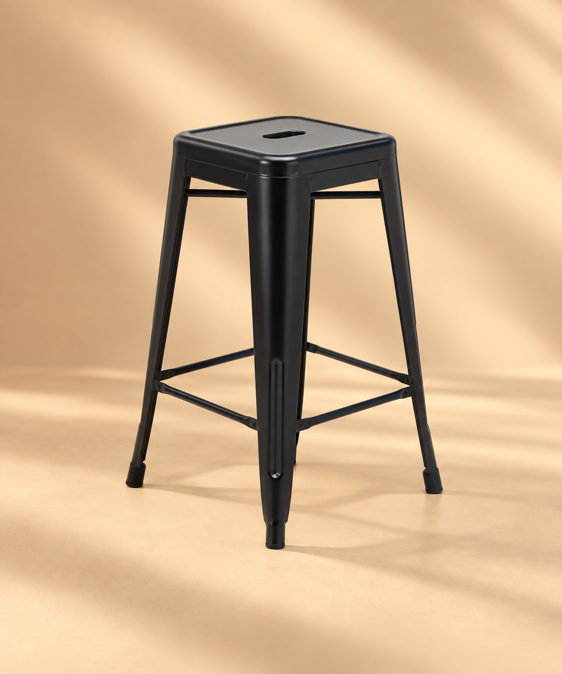 Bar Stool — Black Metal